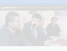 Tablet Screenshot of lamontana.com